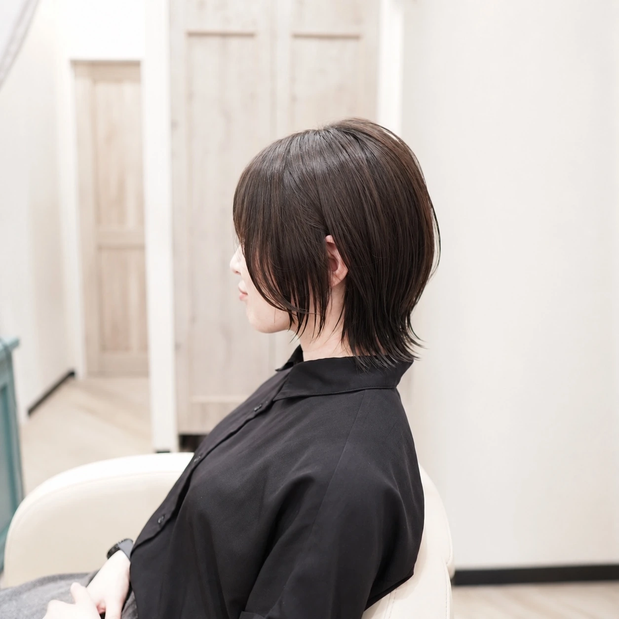 女性ショートボブの仕上がり例