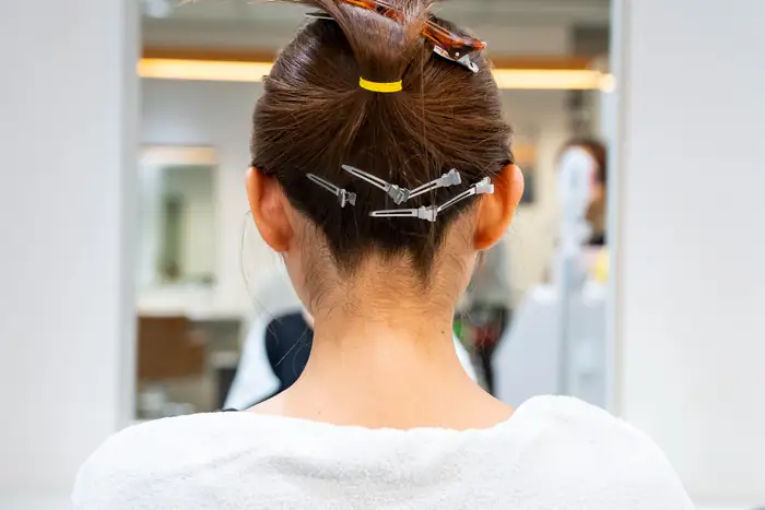 アップスタイルのネープケア施術前
